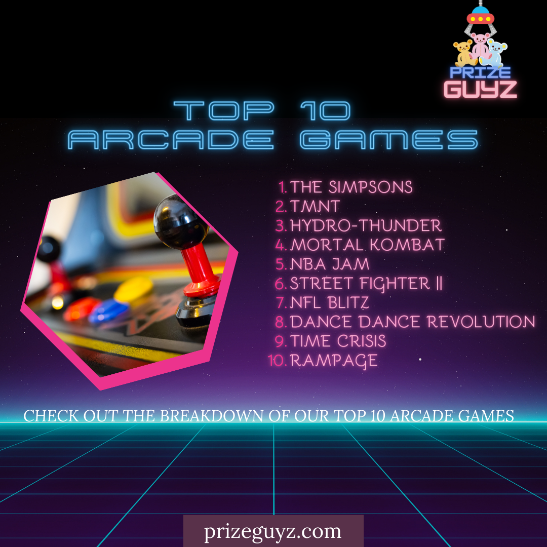 Our Favorite Top 10 Arcade Games! 🎮🕹️